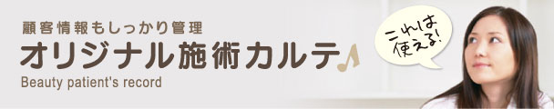 オリジナル施術カルテ