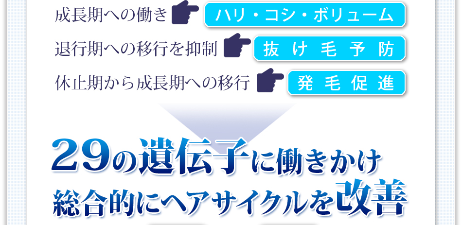 �������ւ̓����F�n���E�R�V�E�{�����[���@�ލs���ւ̈ڍs��}���F�����ї\�h�@�x�~�����琬�����ւ̈ڍs�F���ё��i�@29�̈�`�q�ɓ������������I�Ƀw�A�T�C�N�������P